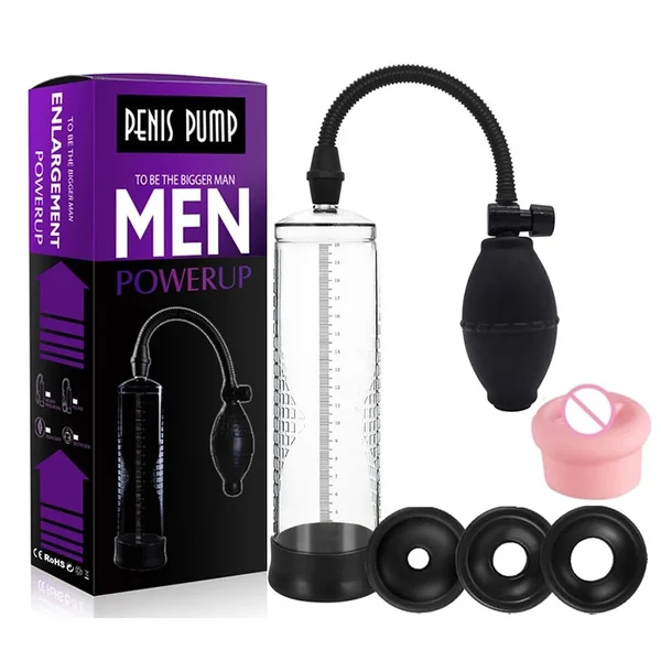 Dick Training Effective Penis Pump Enlargement Vacuum Extender Men Increase Length Enlarger Male Erotic