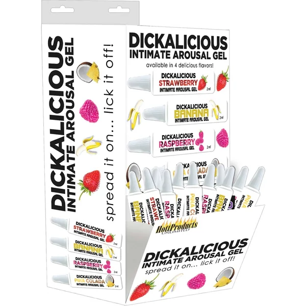 Dickalicious - 2ml Tubes Wall Mount - 144 Pc Display