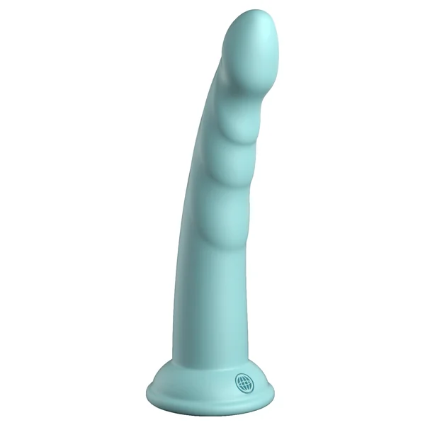 Dillio Platinum - Slim Seven 7 Inch Dildo - Teal