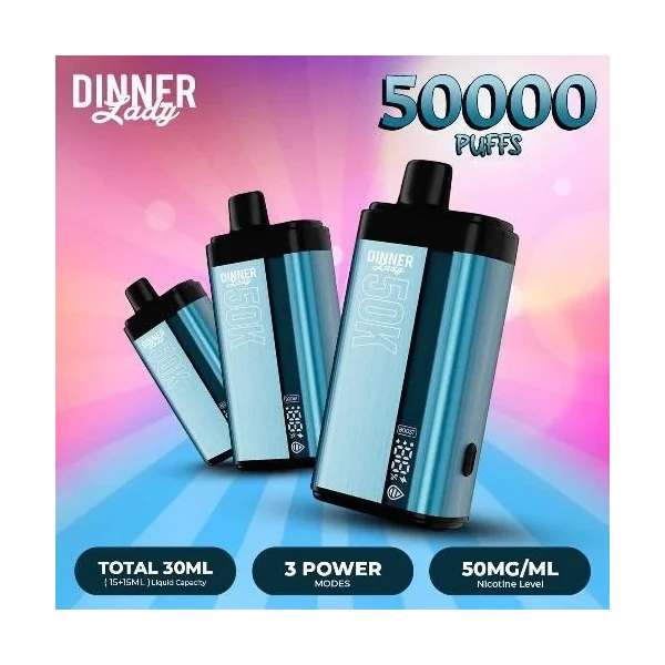 Dinner Lady 50k Dual Disposable Frozen Strawberry/Frozen Waterme