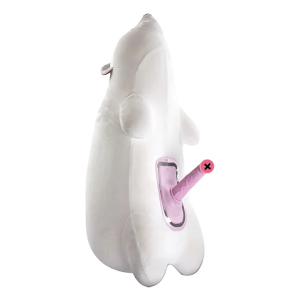 Discreet Infinity Pillow Polar Bear Remote Control Sex Machine