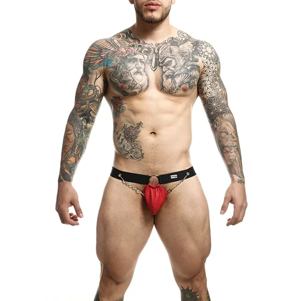 Dngeon Chain Jockstrap Red O/S