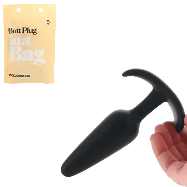 Doc Johnson Easy Insertion Silicone Butt Plug For Beginners In A Bag