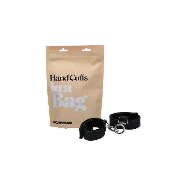 Doc Johnson Hand Cuffs In A Bag