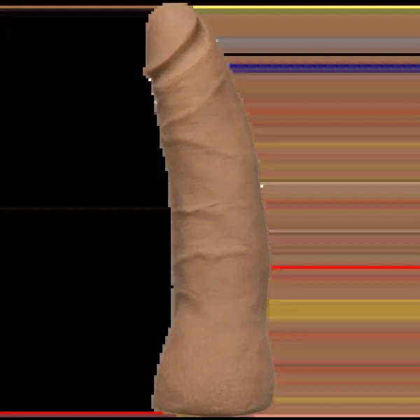 Doc Johnson Vac U Lock Ultraskyn Thin Dong Caramel