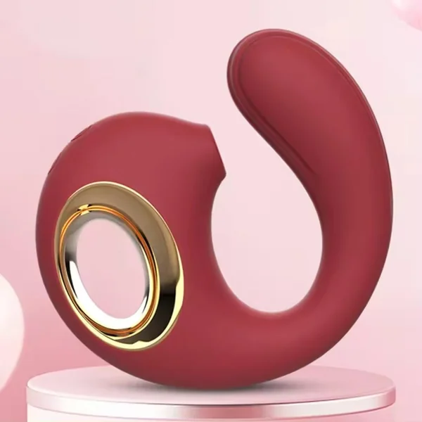Dolphine G-spot Sucking bendable Vibrator & Clitoris Massager with 12 Vibration Modes