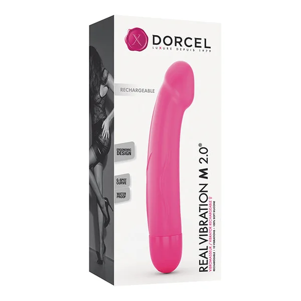 Dorcel Real Vibration S 6" Rechargeable Vibration - Pink