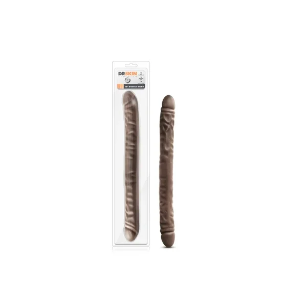 Dr. Skin – 18 Inch Double Dildo – Chocolate