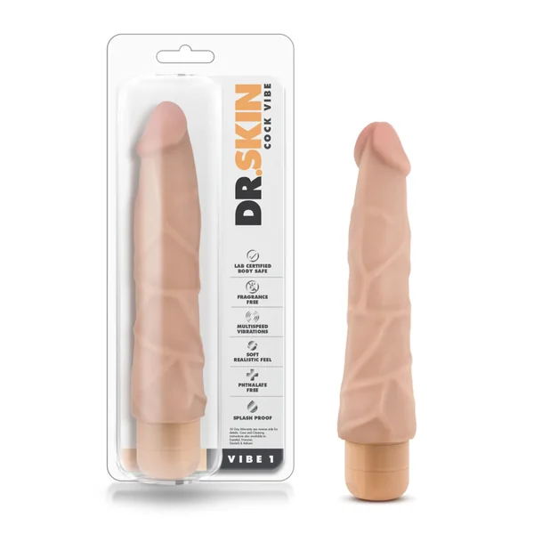 Dr Skin #1 Realistic Vibrator 9" by Blush Novelties