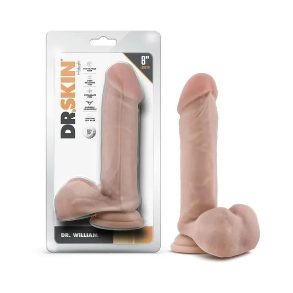Dr. Skin - Dr. William 8 Inch Dildo - Beige