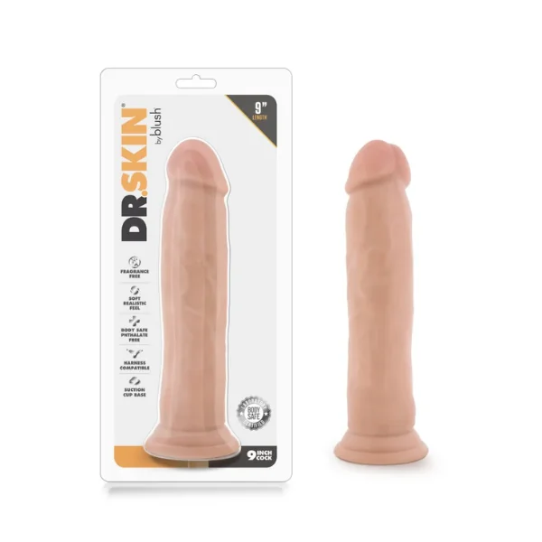 Dr Skin Realistic Dildo 9" by Blush Novelties