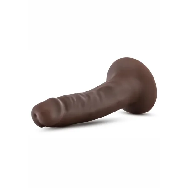 Dr. Skin Silver Collection Dildo with Suction Cup 5.5in – Chocolate
