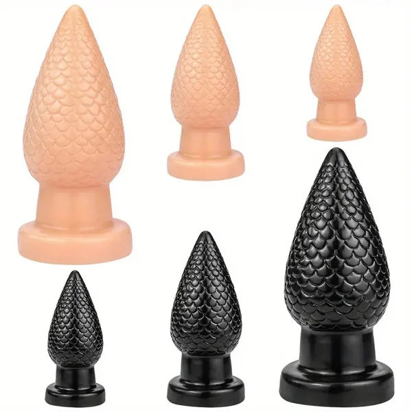 Dragon Scale Pinecone Posterior Anal Plug For Males Females