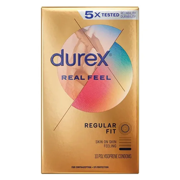 Durex® Real Feel Non - Latex Condoms 10 - Pack