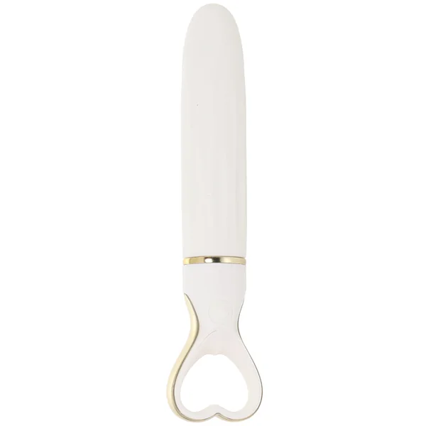 Délice Heart Throb Bullet Vibe in White Bouquet