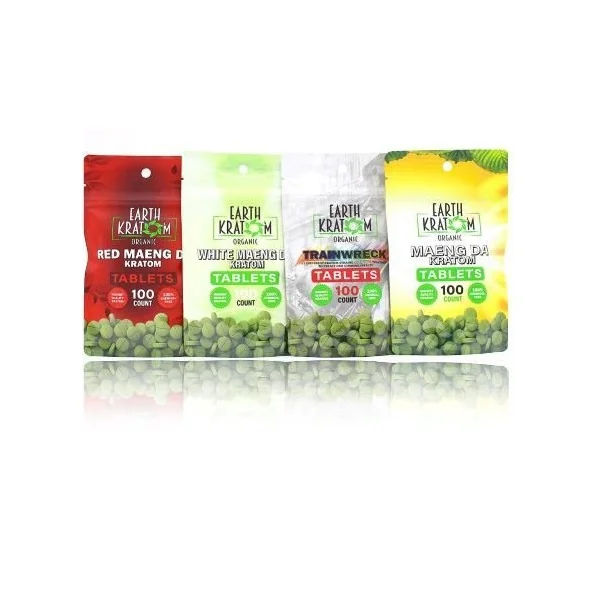 Earth Kratom 100ct Tablets Red Maeng Da