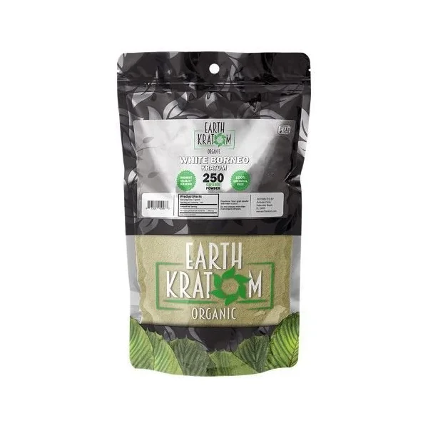 Earth Kratom 250g Powder White Borneo