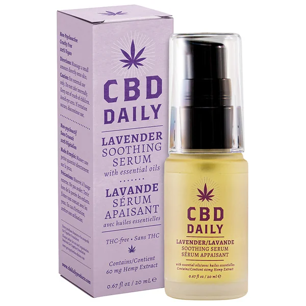 Earthly Body CBD Daily Soothing Serum - Lavender 0.67oz