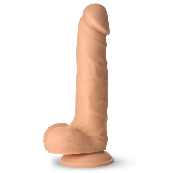 Easy Riders 7 Inch Silicone Dildo With Balls – Light