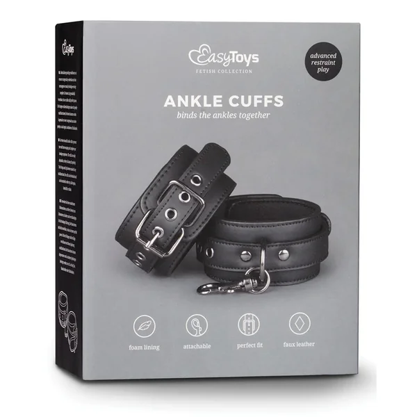 Easy Toys Fetish Ankle Cuffs – Black