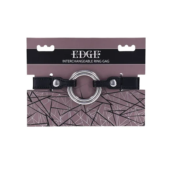 Edge Interchangeable Ring Gag – Black