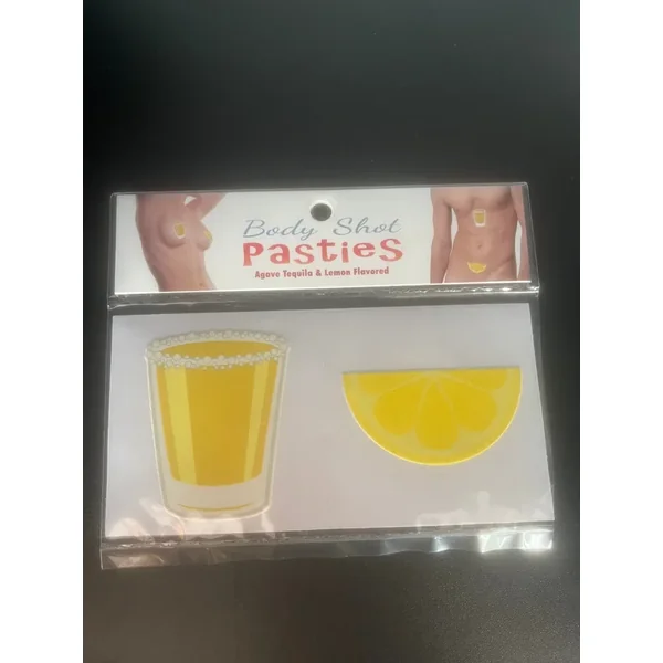 Edible Body Shot Pasties Agave Tequila and Lemon