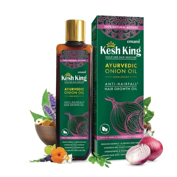 EMAMI KESH KING AYURVEDIC ONION HAIR OIL (100ml)
