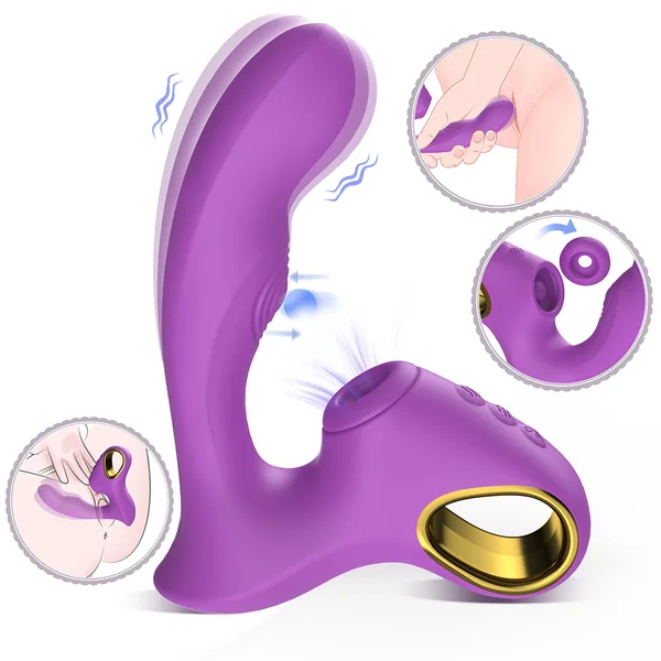 EmberIntimacy's Scepter - The 3-in-1 Finger-Held Tapping & Suction Vibe