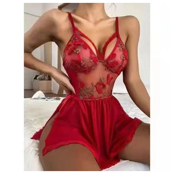 Embroidered Butterfly Cami Dress