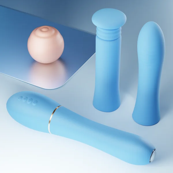 Endoscope Vibrator Female Sex Toys - App Controlled 3-in-1 Thrusting Vibrating Dildo Fantasy