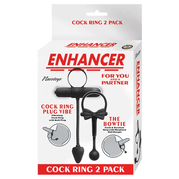 Enhancer Cockrings - Black (2 Pack)