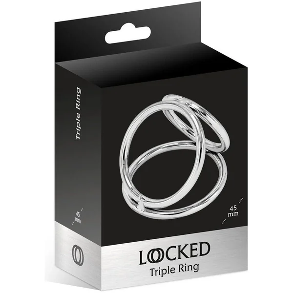 Erection Ring - Locked - Triple Ring