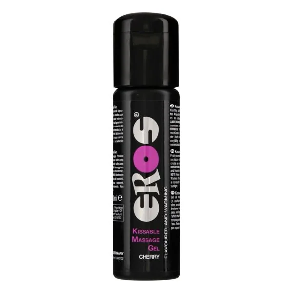EROS - KISSABLE MASSAGE GEL WARMING CHERRY 100 ML