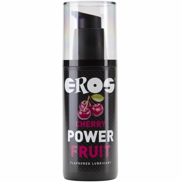 EROS Power Fruits Flavored Lubricant Edible Water Based Cherry 4.2 fl oz / 125ml