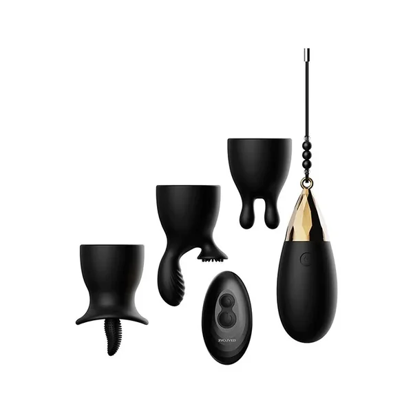 Evolved Egg Citement Rechargeable Bullet – Black/Gold