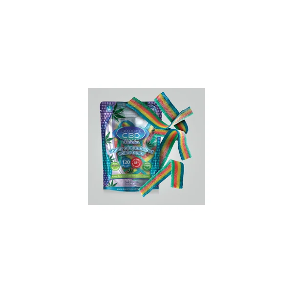 EXPERIENCE CBD 120MG RAINBOW BELTS 4PC(NET)