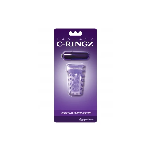 FANTASY C RINGZ DUO VIBRATING SUPER SLEEVE PURPLE