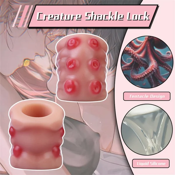 Fantasy Cock Ring Sheath - Octopus Tentacles Pegging Stimulator Ejaculation Control