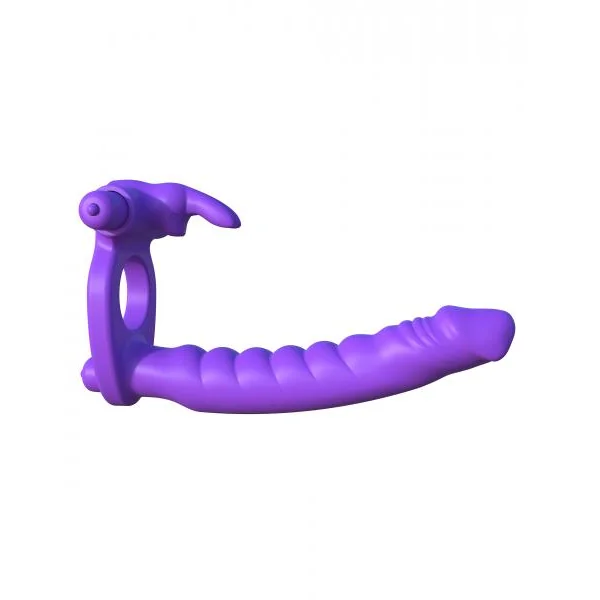 Fantasy C-Ringz Silicone Double Penetrator Rabbit