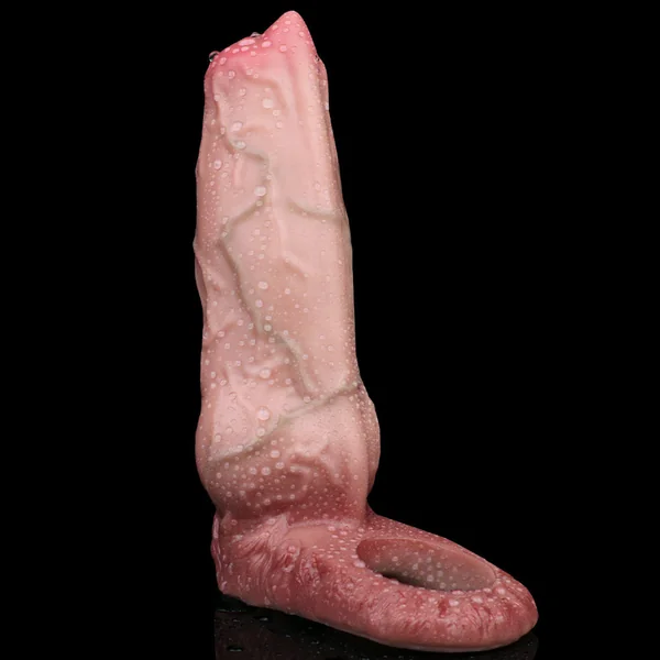 Fantasy Dogdildo Penis Sleeve Condom - Realistic Animal Cocksleeve Sex Toys for Men