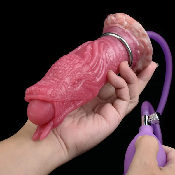 Fantasy Drakes Dick Ovipositor Anal Plug - Blood Red Silicone Masturbating Sex Toys for Women