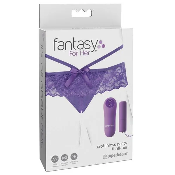 Fantasy For Her Crotchless Panty Thrill Her