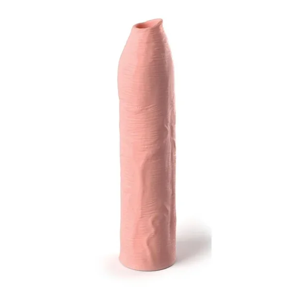 Fantasy X-Tensions Elite Silicone Uncut Extension Sleeve 7in – Vanilla