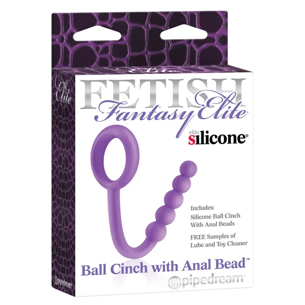 FETISH FANTASY ELITE BALL CINCH W/ANAL BEAD PURPLE