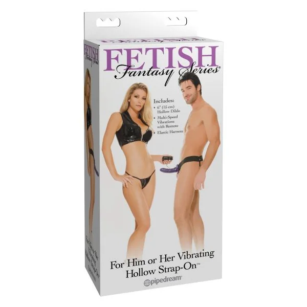 FETISH FANTASY HOLLOW STRAP ON FOR HIM OR HER VIBRATIN