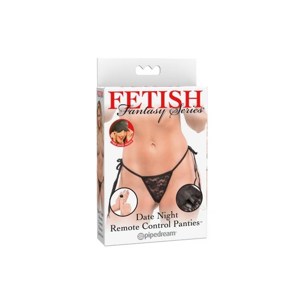 FETISH FANTASY REMOTE CONTROL PANTIES BLACK