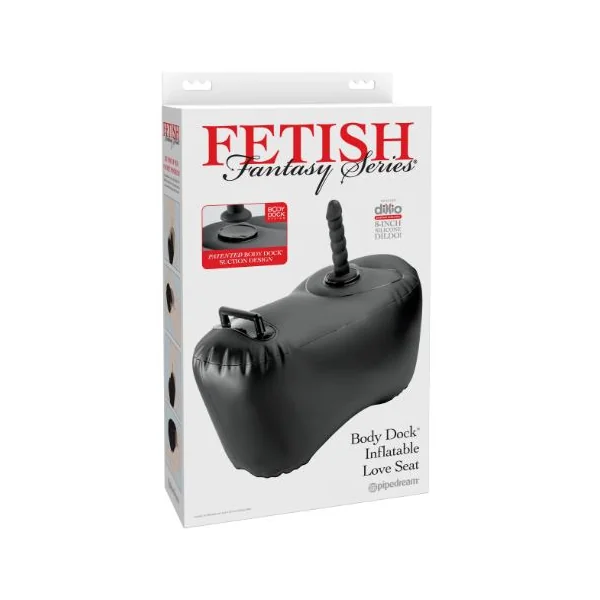 FETISH FANTASY S/ BODY DOCK INFLATABLE LOVE SEAT BLK