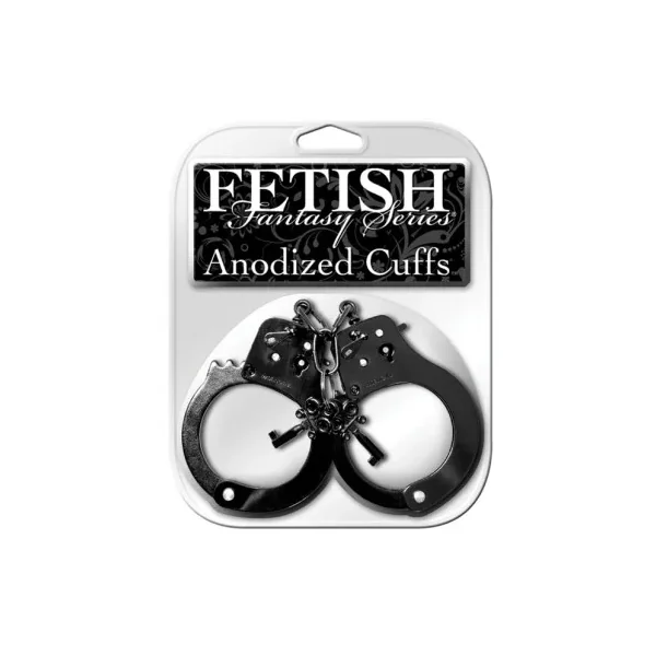 Fetish Fantasy Series Anodized Cuffs, Black