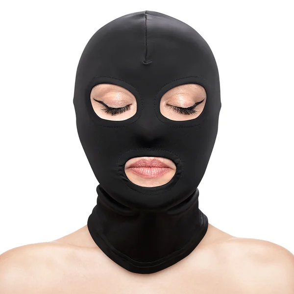 Fetish & Fashion Open Eyes & Mouth Bondage Hood