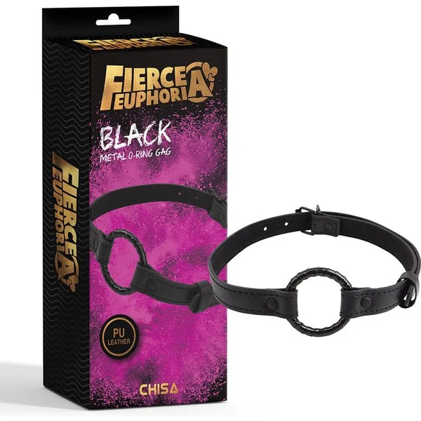 Fetish - Fierce Euphoria - Black Metal O-ring Gag